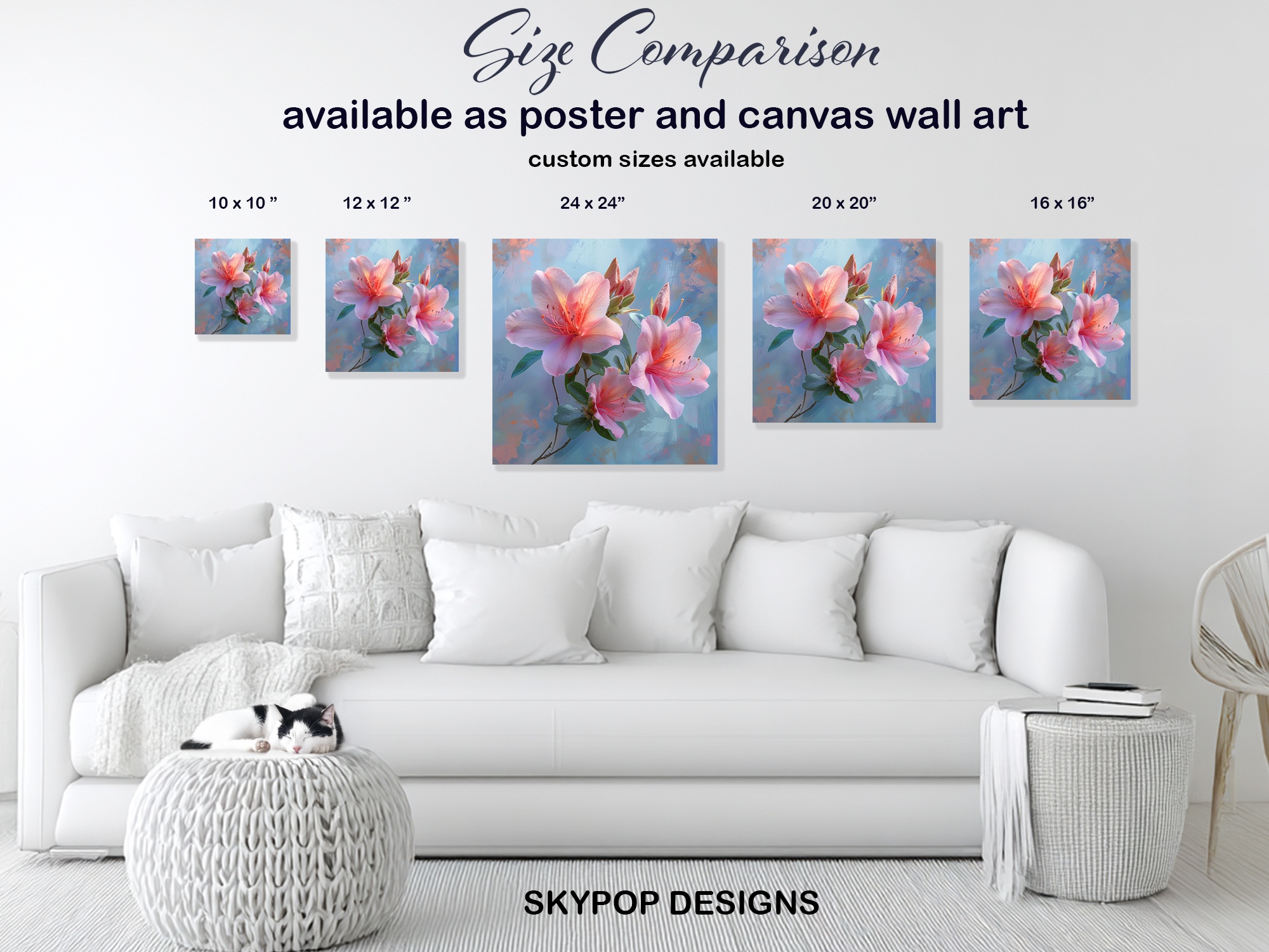 7.jpg Pink Azalea Blooms Art
