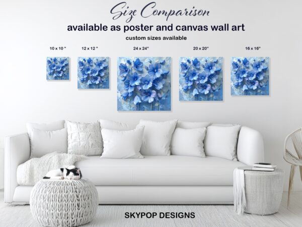 Delphinium Floral Art