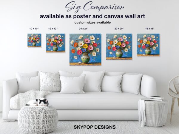 Cosmos Flower Art