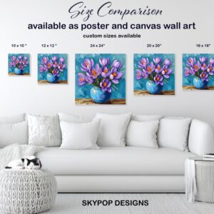 Crocus Flower Art