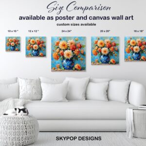 Dahlia Bouquet Art