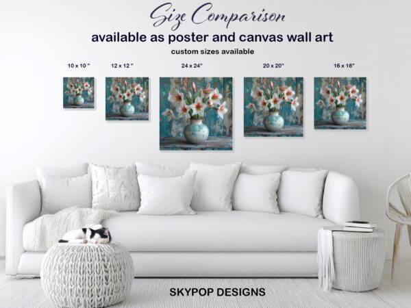 Amaryllis Blossoms Art