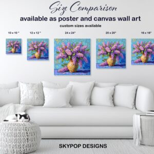 Lilac Bouquet Art