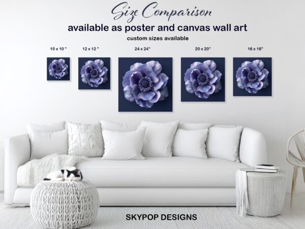 Anemone Flower Art