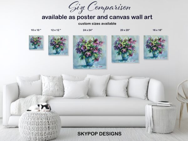 Hellebore Flower Art