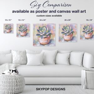 Succulent Garden Art
