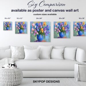 Iris Bouquet Art