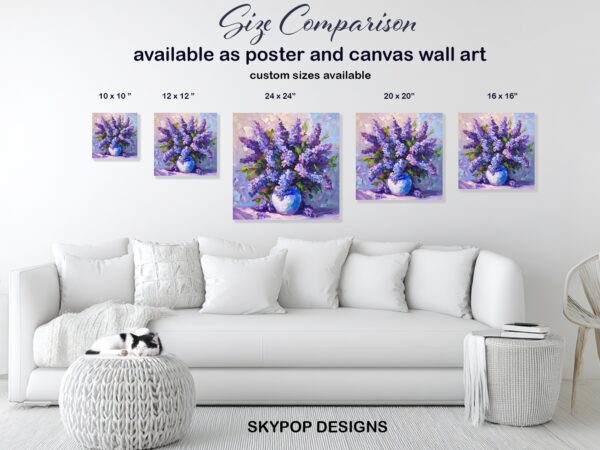 Lilac Bouquet Art