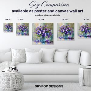 Pansy Flower Art
