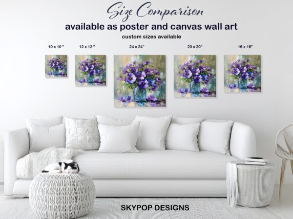 Pansy Flower Art