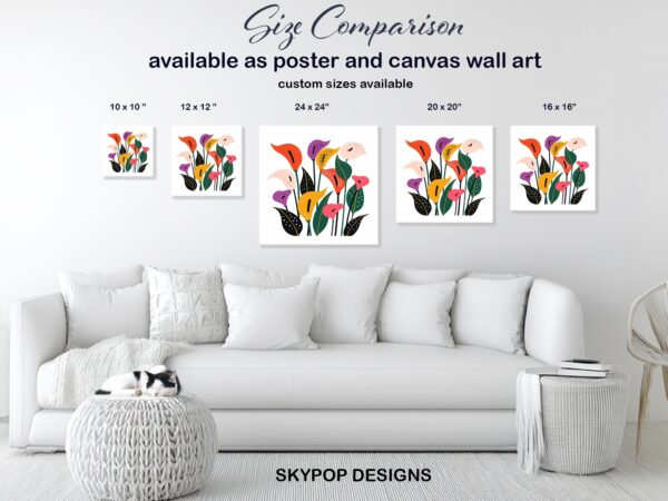 Calla Lily Garden Art