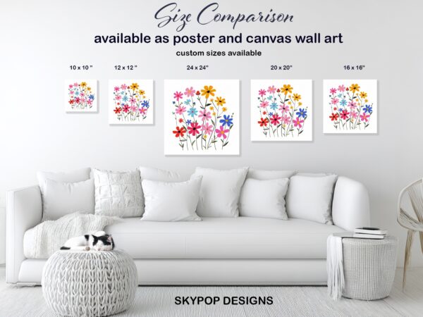 Cosmos Garden Art