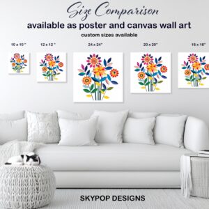 Geometric Bloom Burst Art