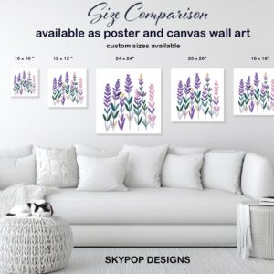 Lavender Field Art