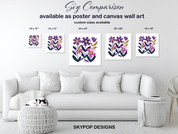 Zinnia Garden Art