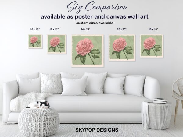 Camellia Flower Art
