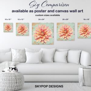 Dahlia Garden Art