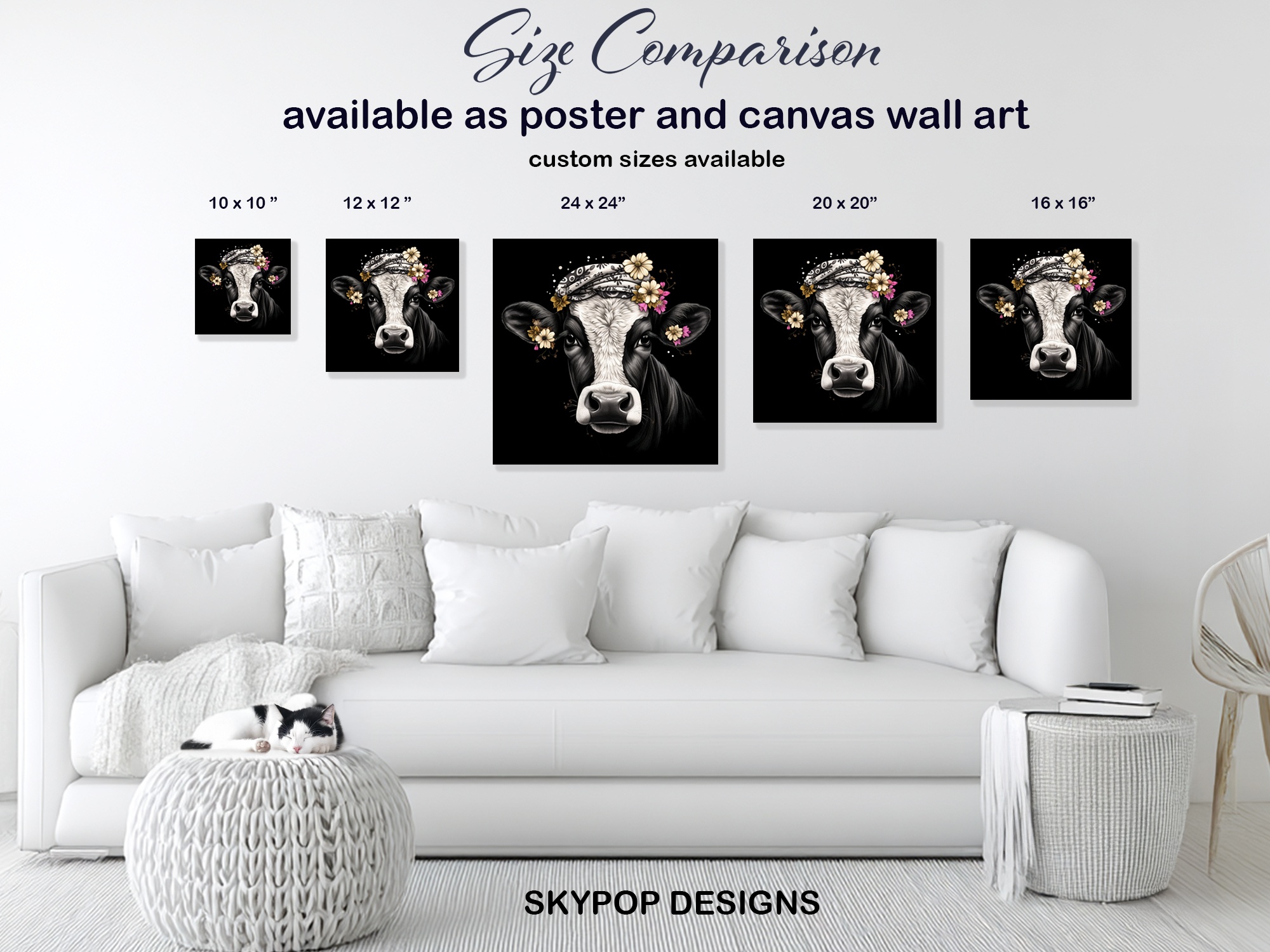 7.jpg Highland Cow Floral Crown Art
