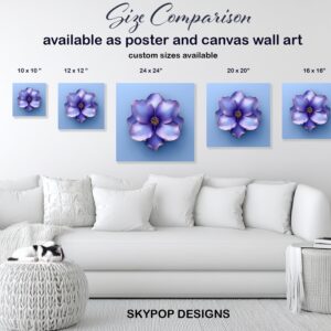 Delphinium Bloom Art