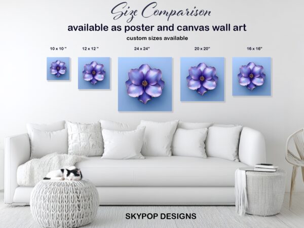 Delphinium Bloom Art