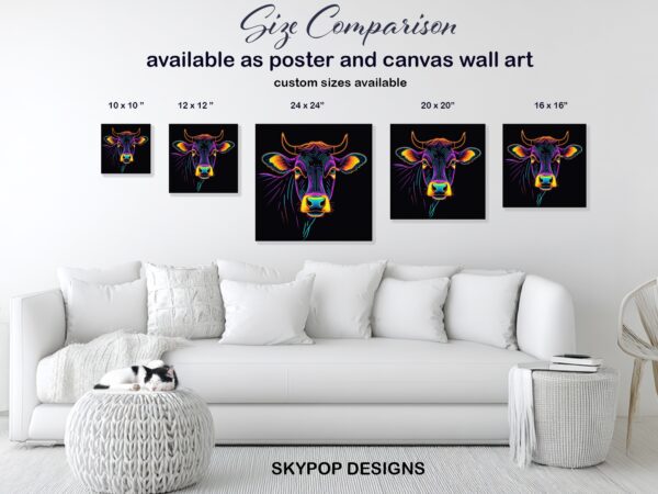 Highland Cow Art
