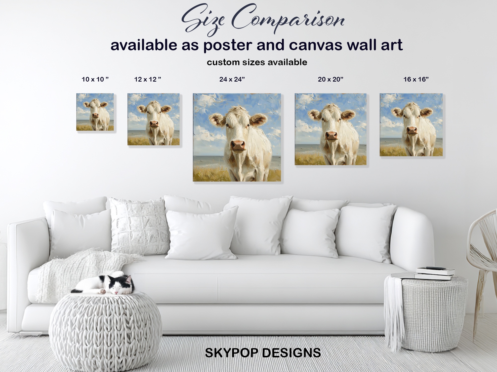 7.jpg Highland Cow In The Field Art