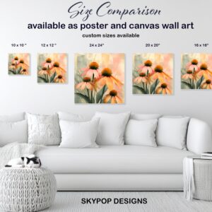 Coneflower Garden Art