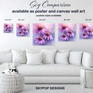 Coneflower Blooms Art