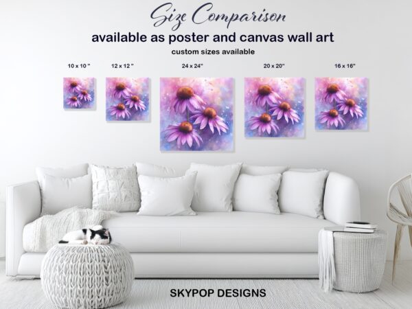 Coneflower Blooms Art