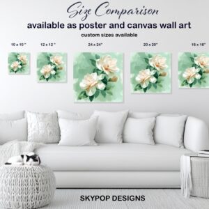 Gardenia Blooms Art