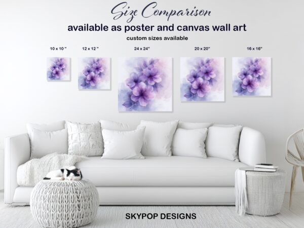 Lavender Bloom Art