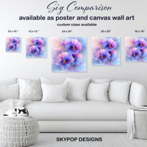 Pansy Bloom Art