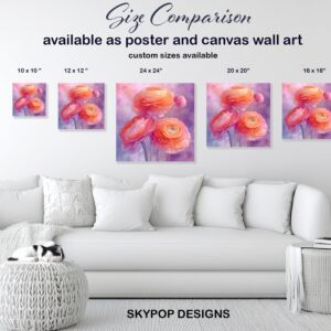Ranunculus Blooms Art