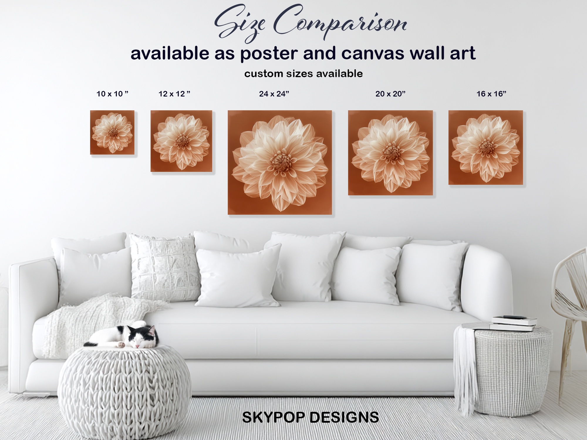 7.jpg Dahlia Bloom Art Poster or Canvas