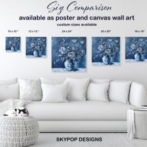Blue Rose Still Life Art