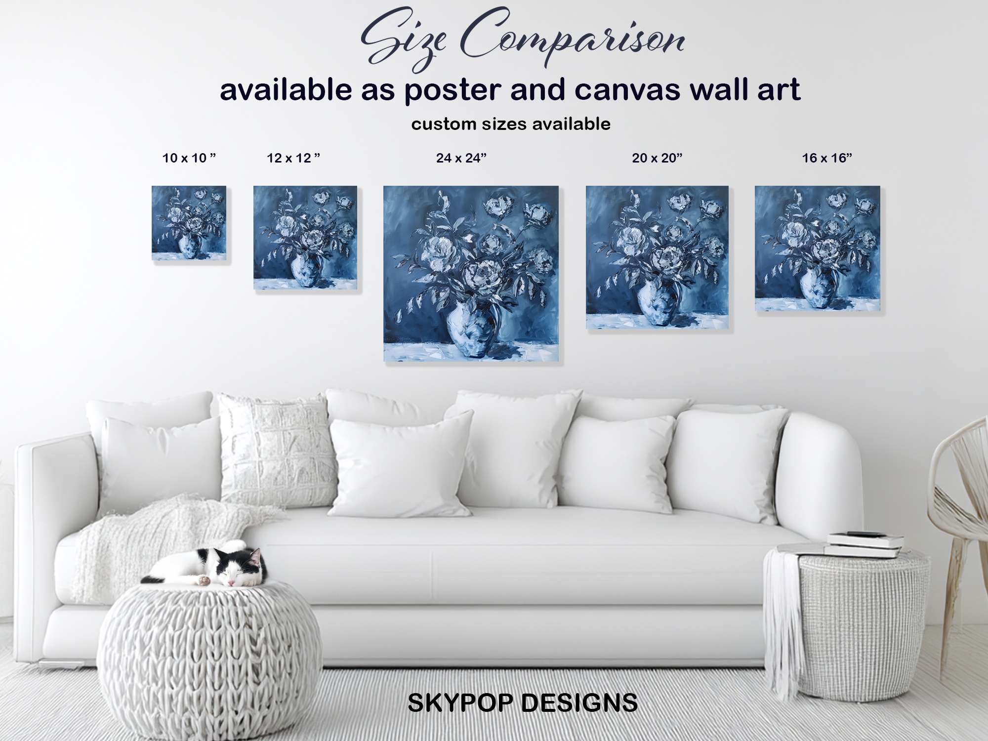 7.jpg Blue Rose Still Life Art