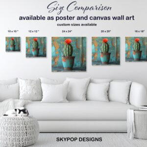 Cactus Flower Art
