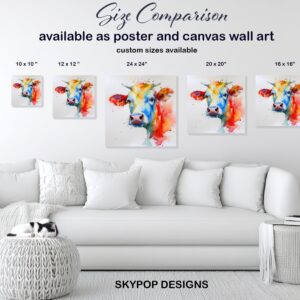 Highland Cow Art