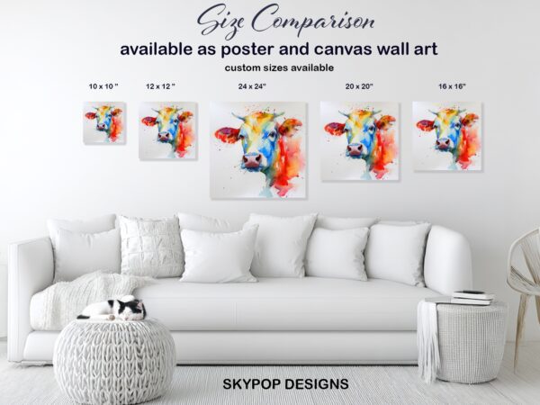 Highland Cow Art