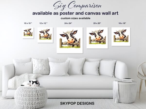 Highland Cow Art