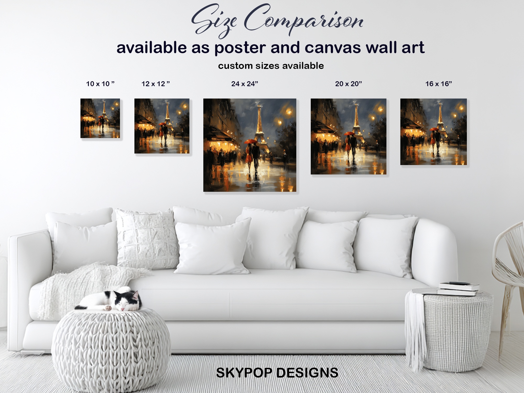 7.jpg Parisian Romance Rainy Night Art