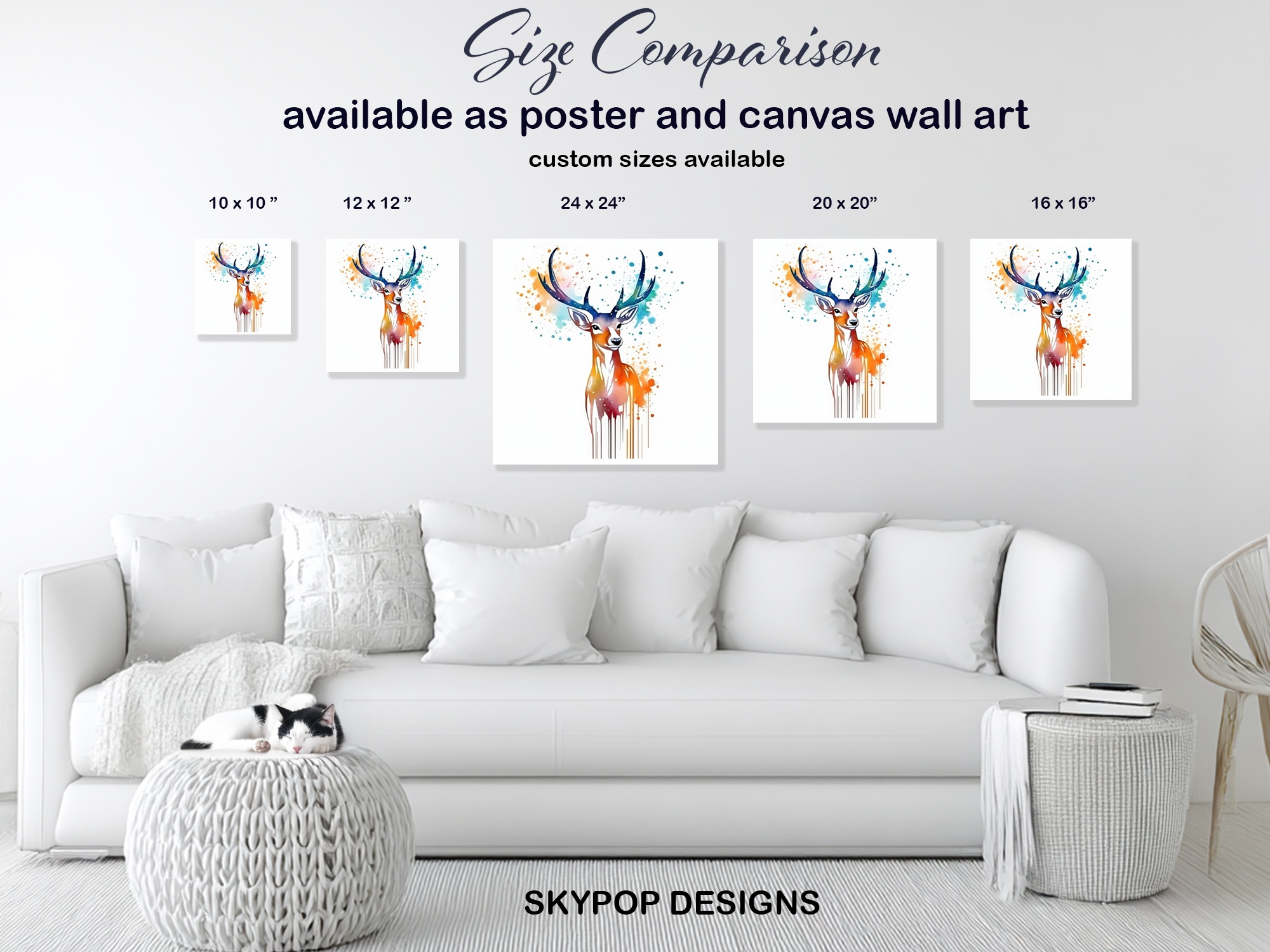 7.jpg Deer Art