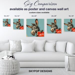 Donkey Says I See Ya Art