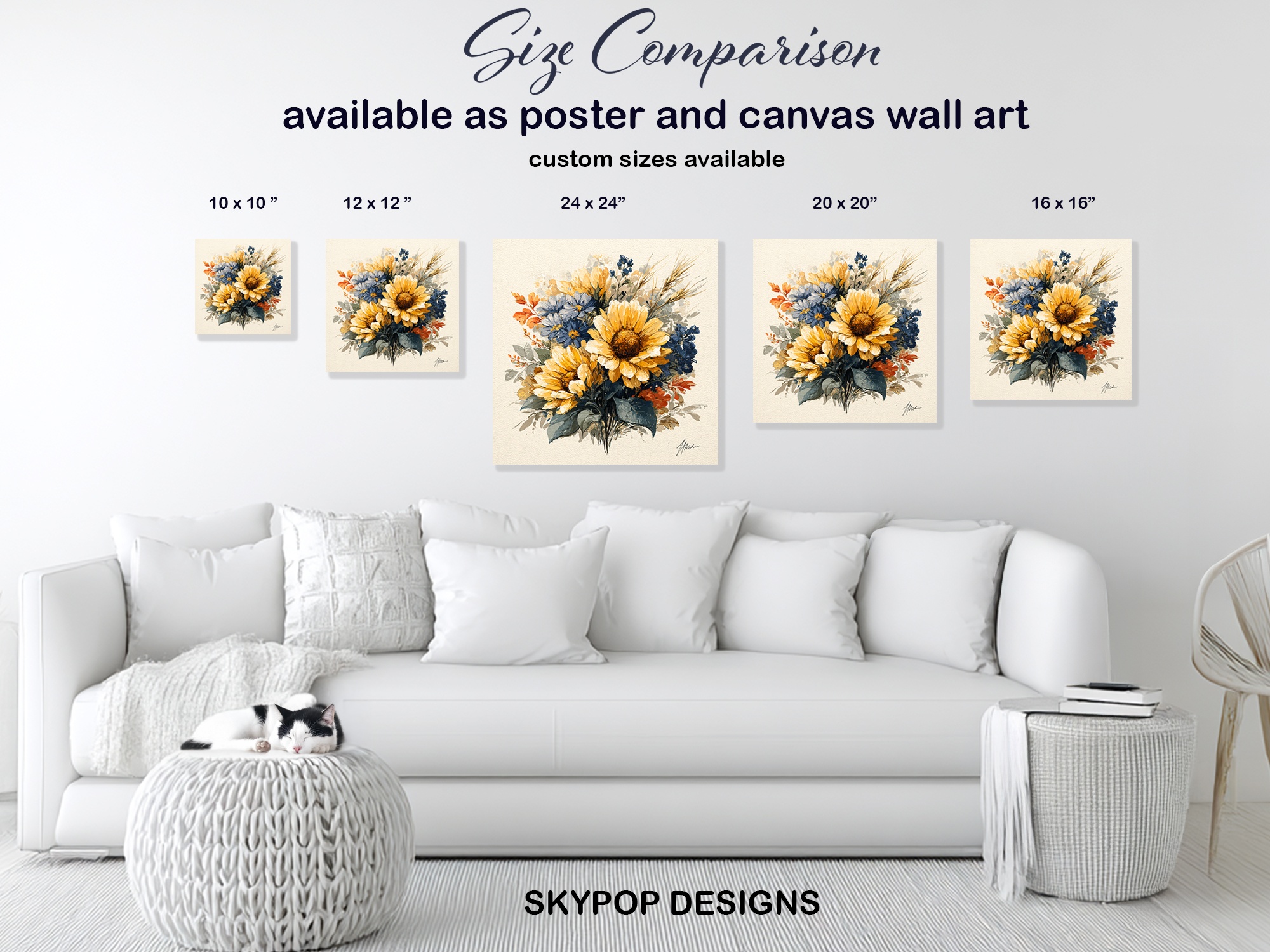 7.jpg Sunflower Bouquet Art