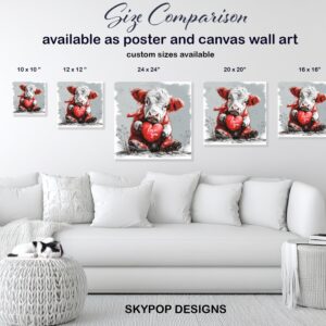 Highland Cow Art