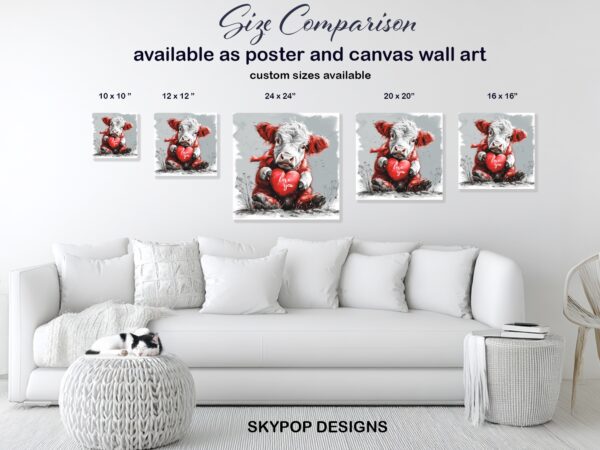 Highland Cow Art