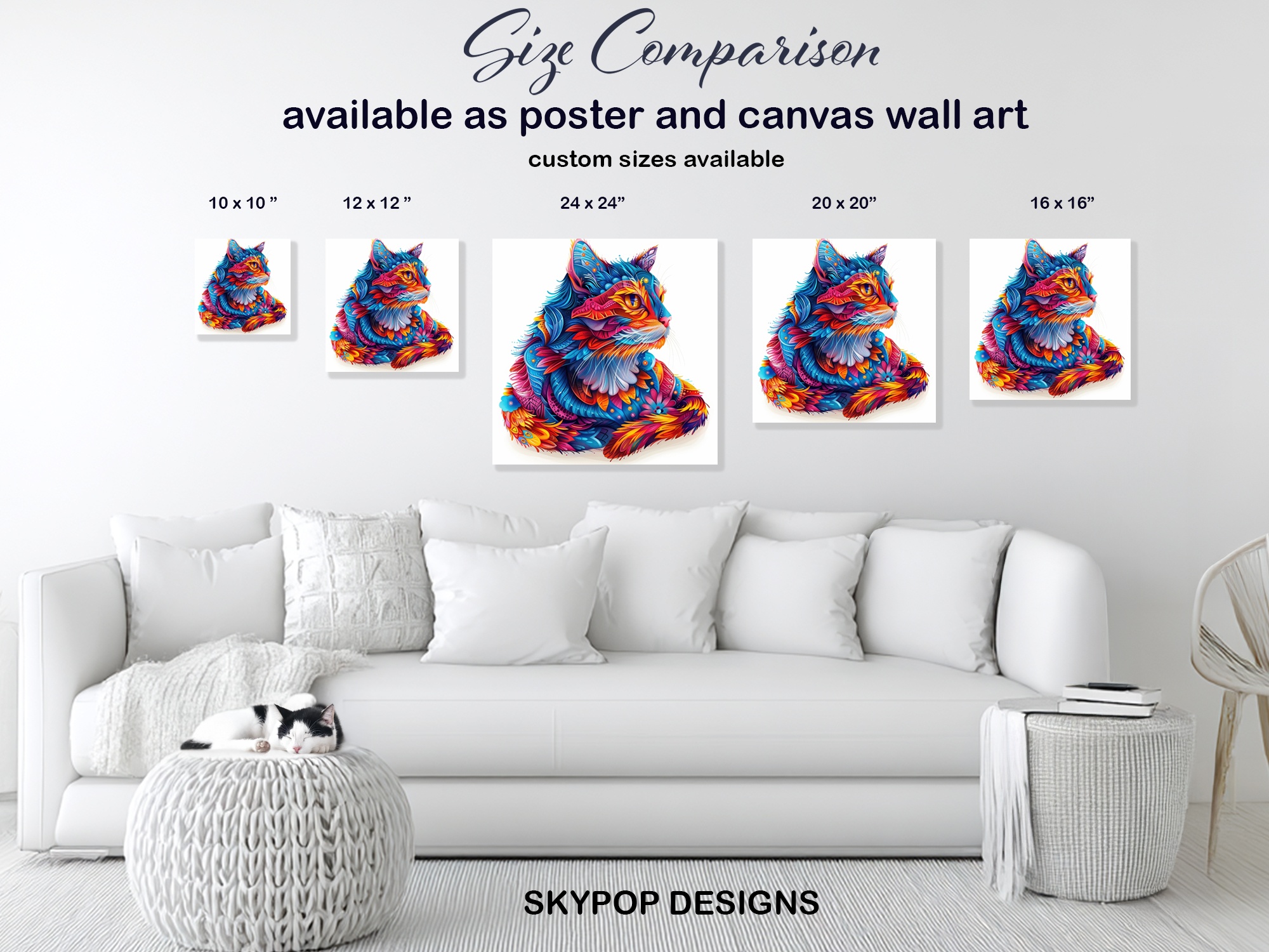 7.jpg Psychedelic Cat Art