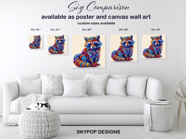 Raccoon Art