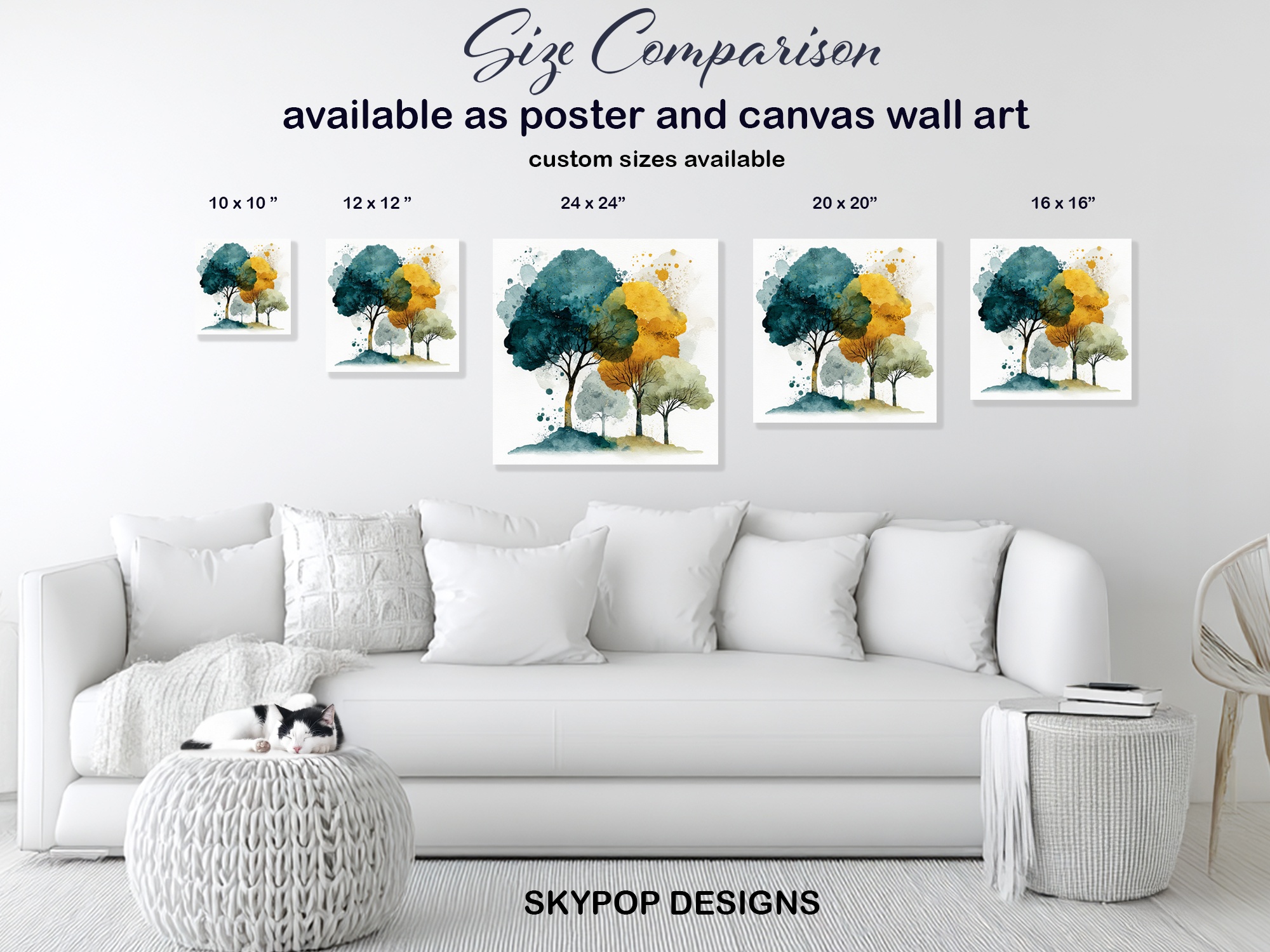 7.jpg Watercolor Trees Art
