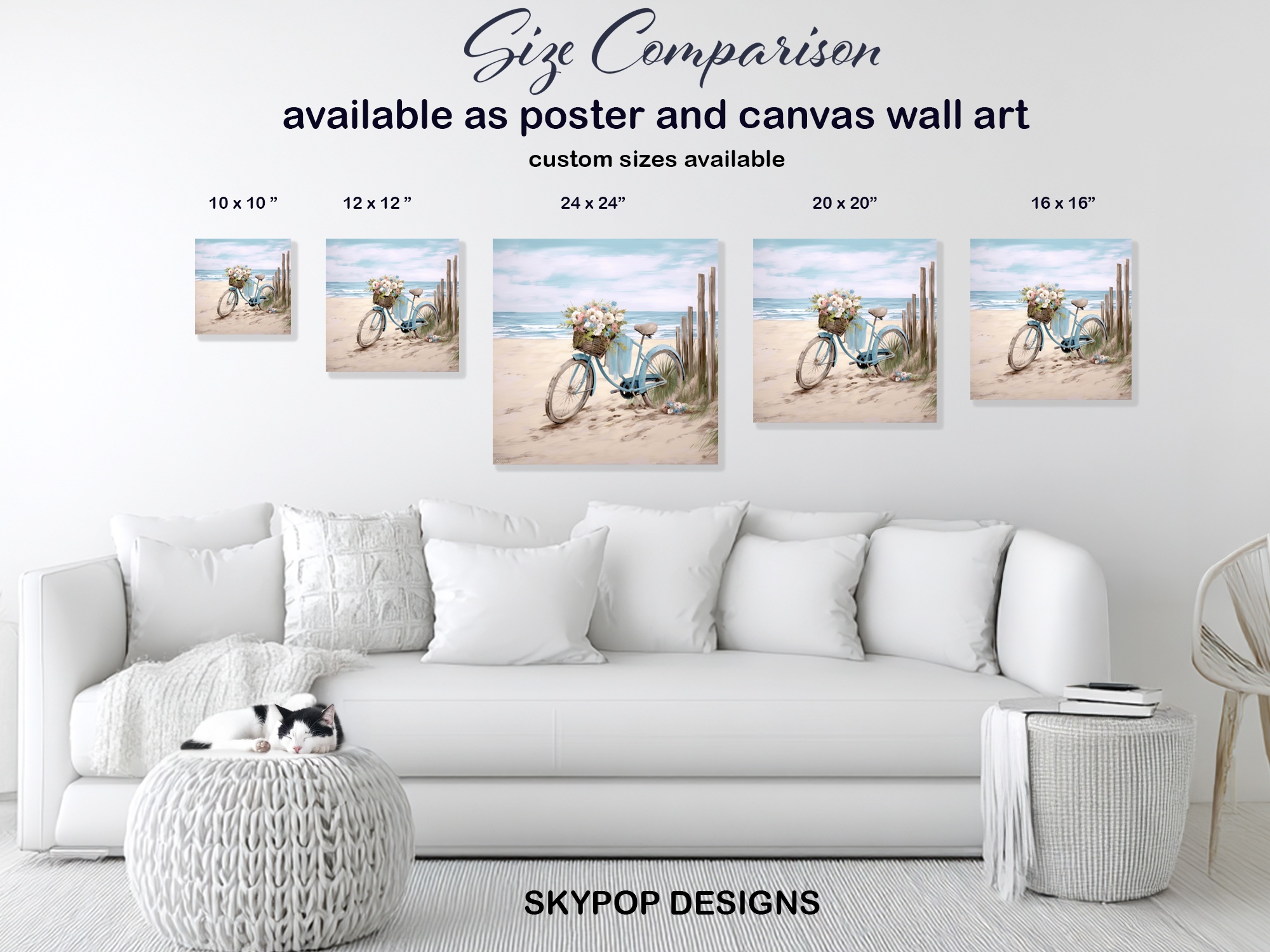 7.jpg Beach Bicycle Blossom Art